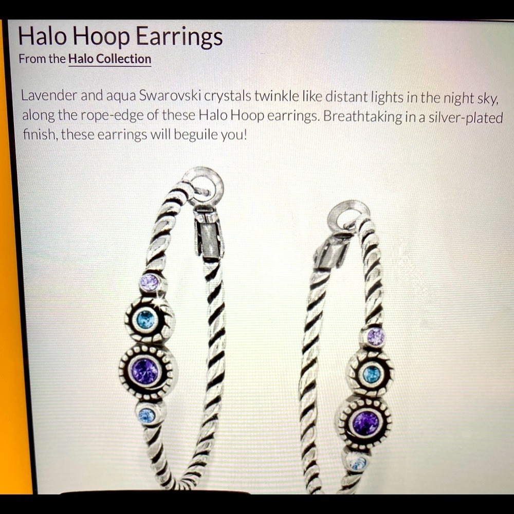 ❤️Brighton Halo Hoop Earrings
